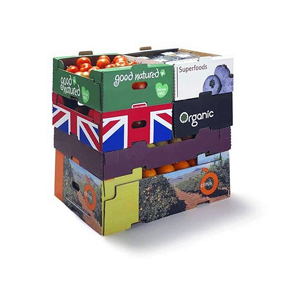 Corrugated Paper Custom Box Luxury Cherry Packaging Fruit Packaging Box