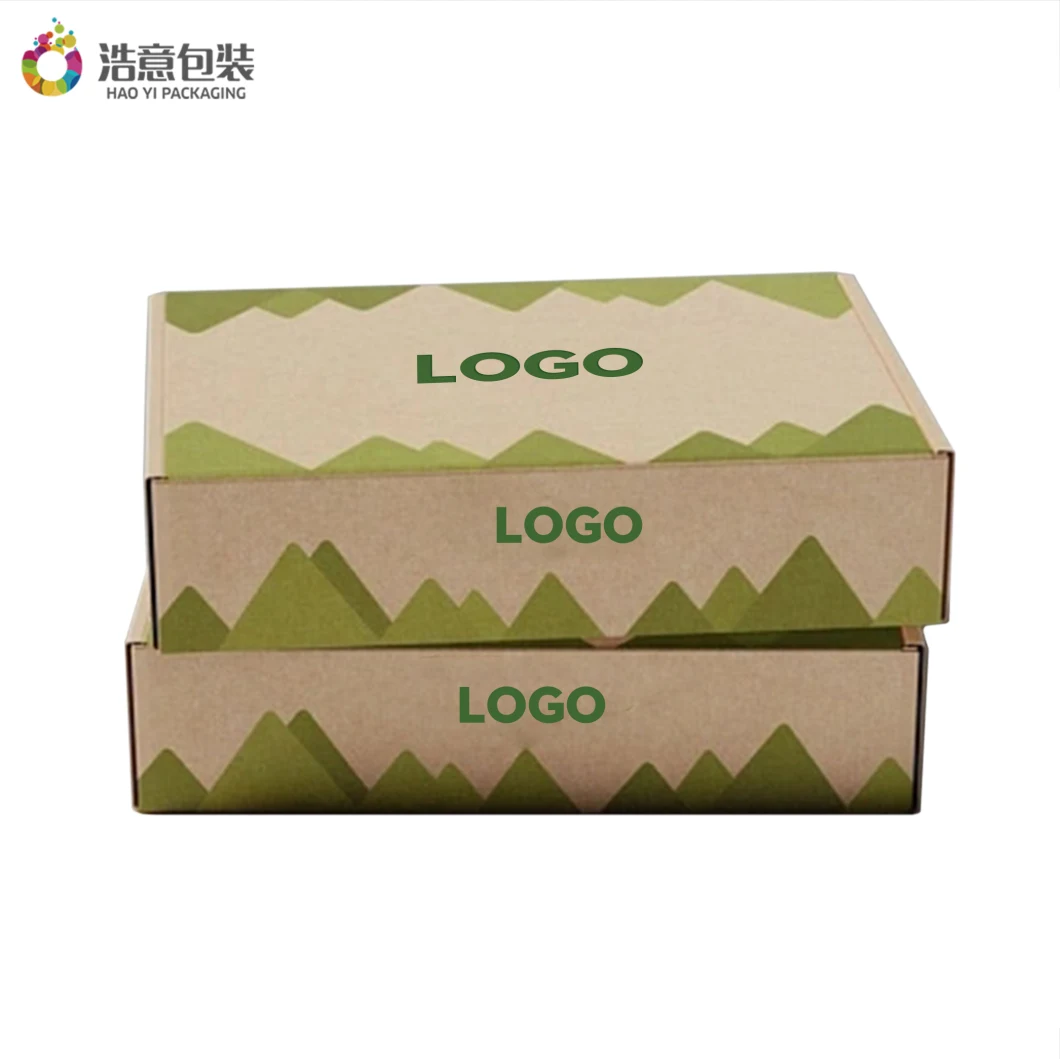 Custom Logo Printed Gift Packaging Box Hot Selling Foldable Folding Corrugated Cardboard Clothes Shoe Cosmetic Mailing Shipping Sunglasses Storage Box