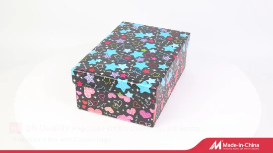 Китайская изготовленная на заказ экологически чистая подарочная упаковочная коробка с квадратным цветочным рисунком для косметики, макияжа, ювелирных изделий, одежды, упаковочных коробок, часов, свадебной вечеринки