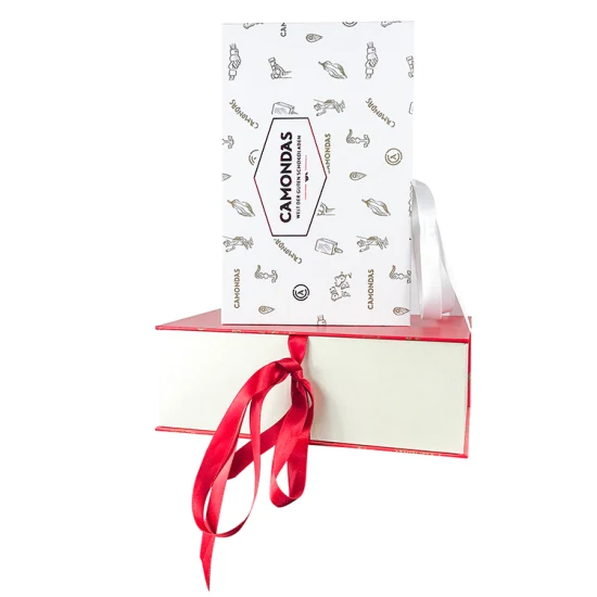 Магнитная подарочная бумажная коробка из переработанных материалов, изготовленная по индивидуальному заказу FSC, роскошная жесткая картонная упаковка, рождественская подарочная коробка, парфюмерная бумажная коробка, косметическая коробка, коробка для вина