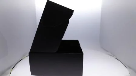 Черно-коричневая гофрокартонная коробка с логотипом, упаковочная коробка для транспортировки