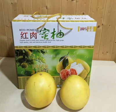 Коробка для упаковки фруктов из гофрированного картона для помело