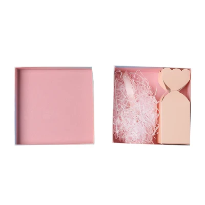 Роскошная подарочная коробка на заказ на свадьбу, день рождения, вечеринку, розовая картонная подарочная коробка с крышкой